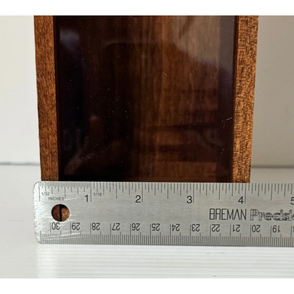Booker's Bourbon Wooden Display Box Uncut & Unfiltered Small Batch Brown Case